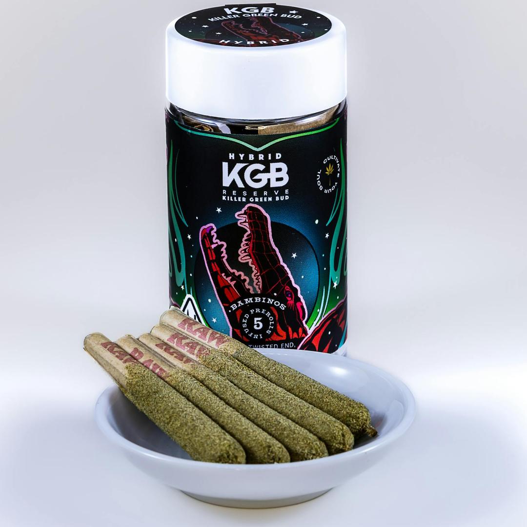 KGB RESERVE - BAMBINO 5 PACK - TROPICAL ZKITTLES - 2.5 GRAMS