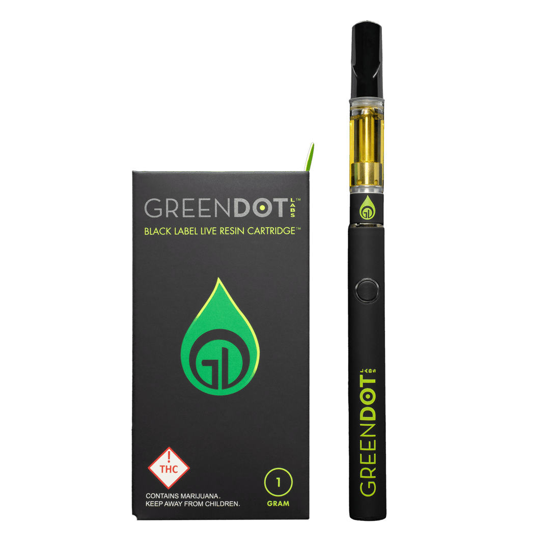 GDL Black Label Live Resin Cartridge (1g) | ROYGBIV Blue