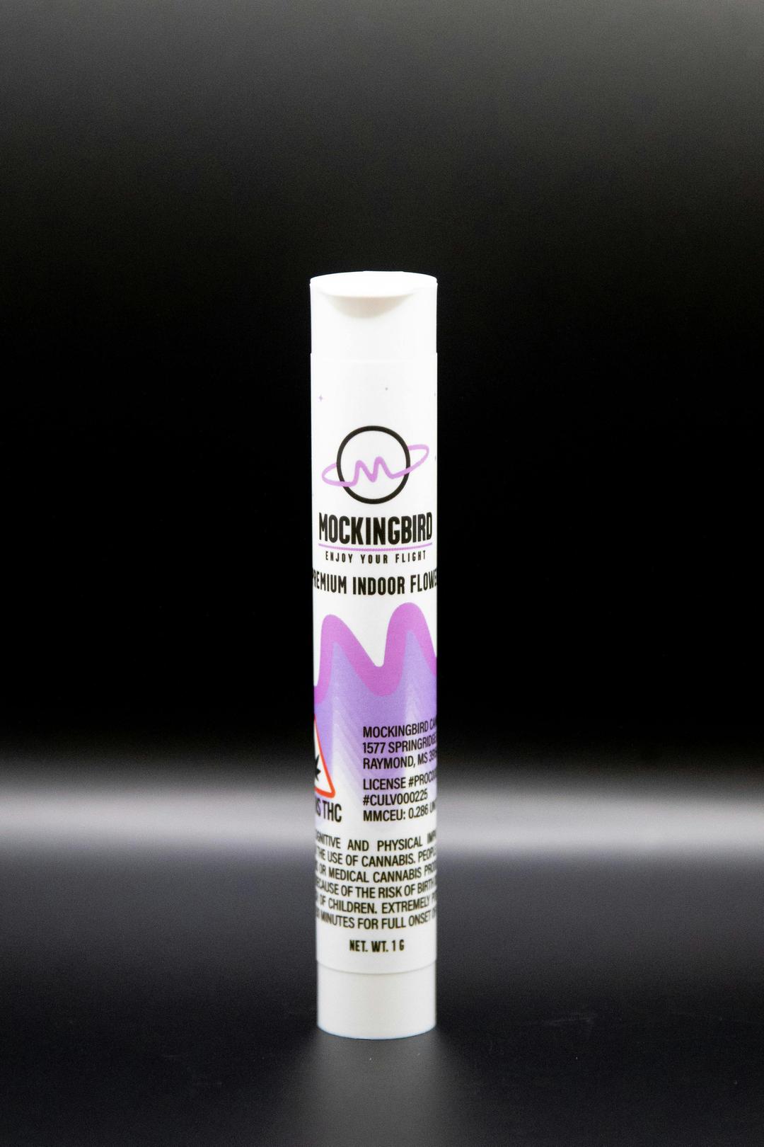 Mockingbird Pre-Rolls: Rubber Butter 2-pack, .5g ea.