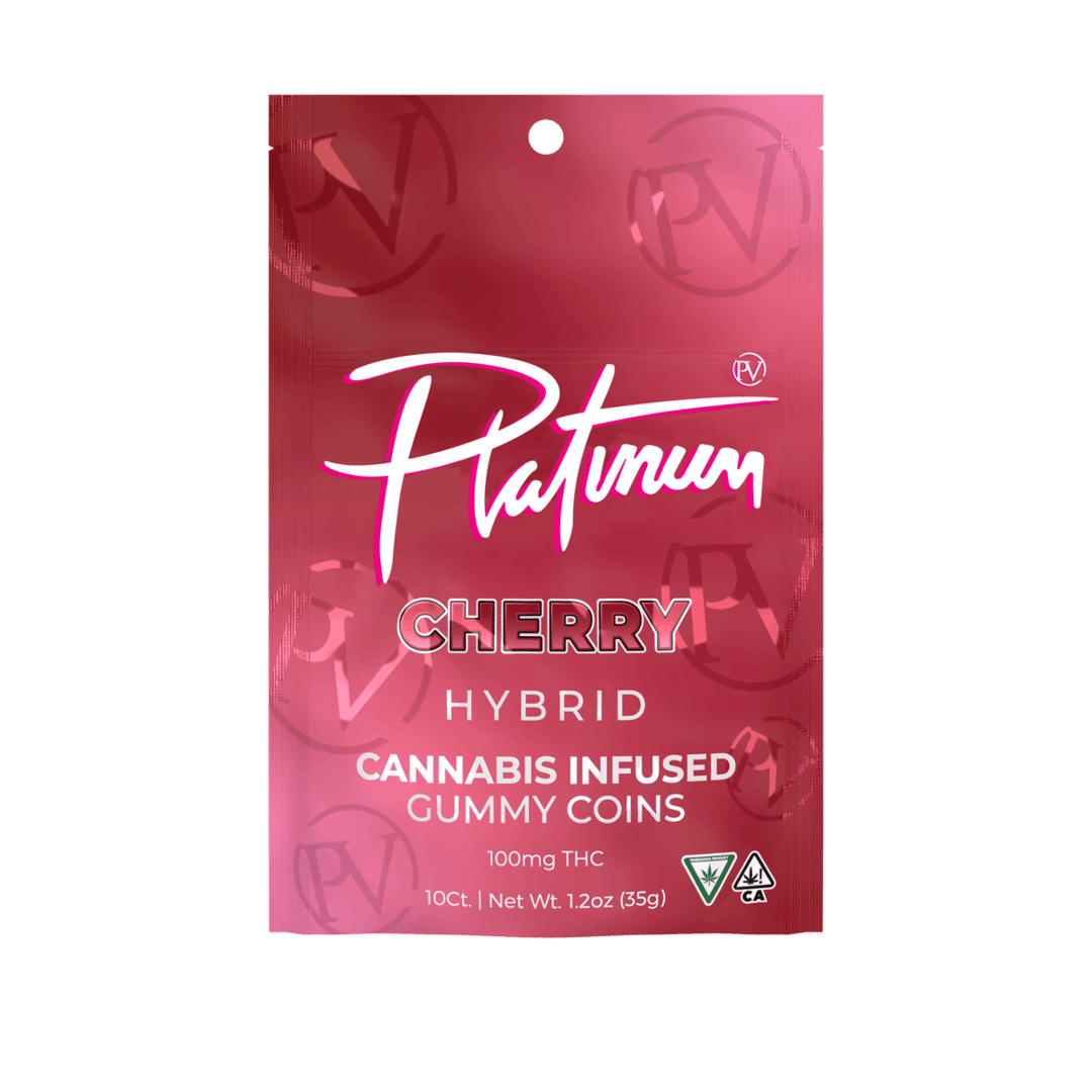 Platinum Vape 100mg Gummies - Cherry (Hybrid)