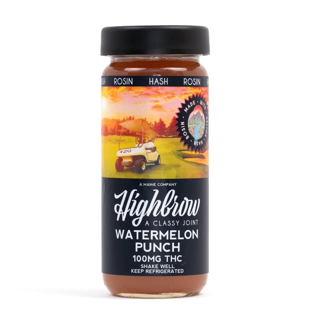 Highbrow Hash Rosin Watermelon Punch Drink 100mg - Medical