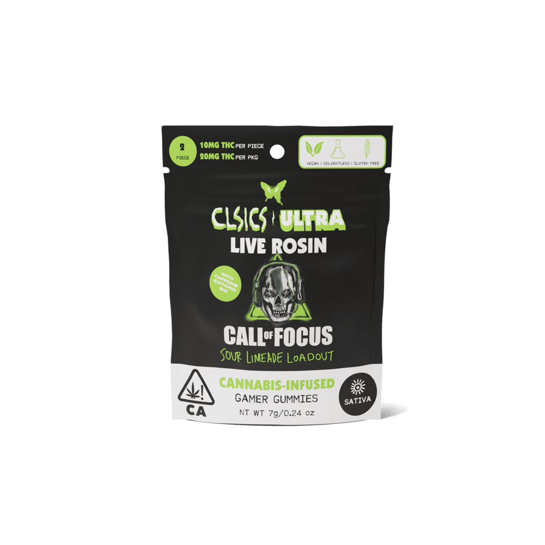 Call of Focus - 2Pk GUMMIES LIVE ROSIN INFUSED