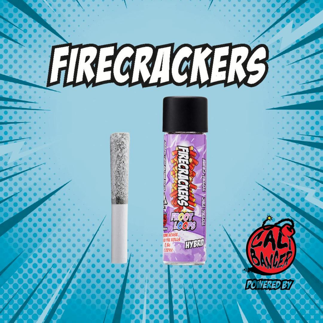 Firecracker by Cali Banger Infused Pre Roll FROOT LOOP - 0.6 Gr
