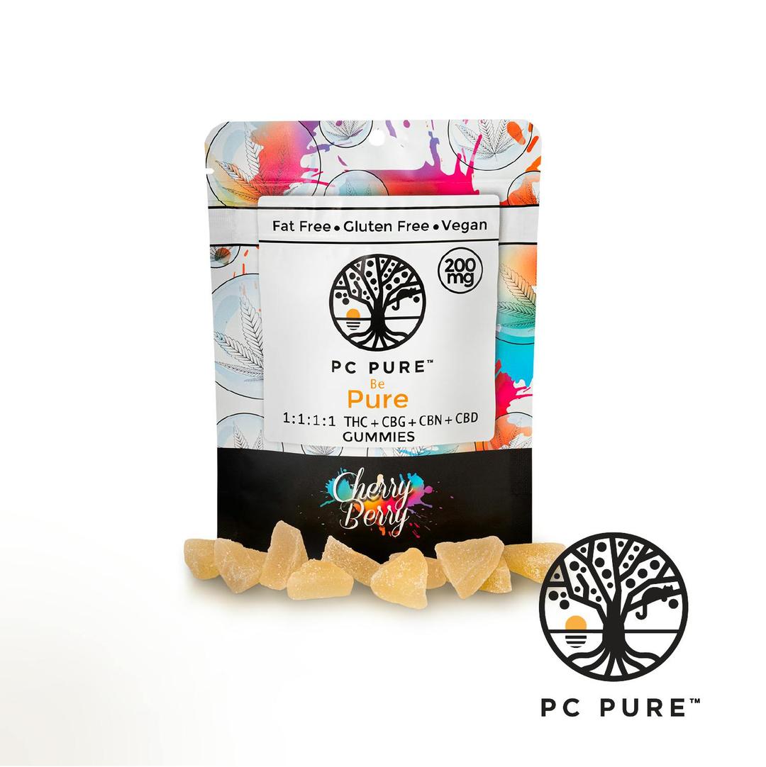 CBD, CBG, CBN, THC Gummies - Cherry Berry