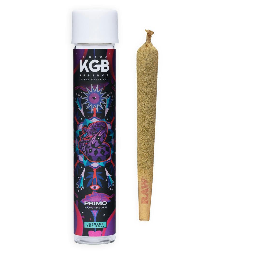 KGB RESERVE - PRIMO + 20% HASH - BACIO GELATO - 1.3 GRAMS