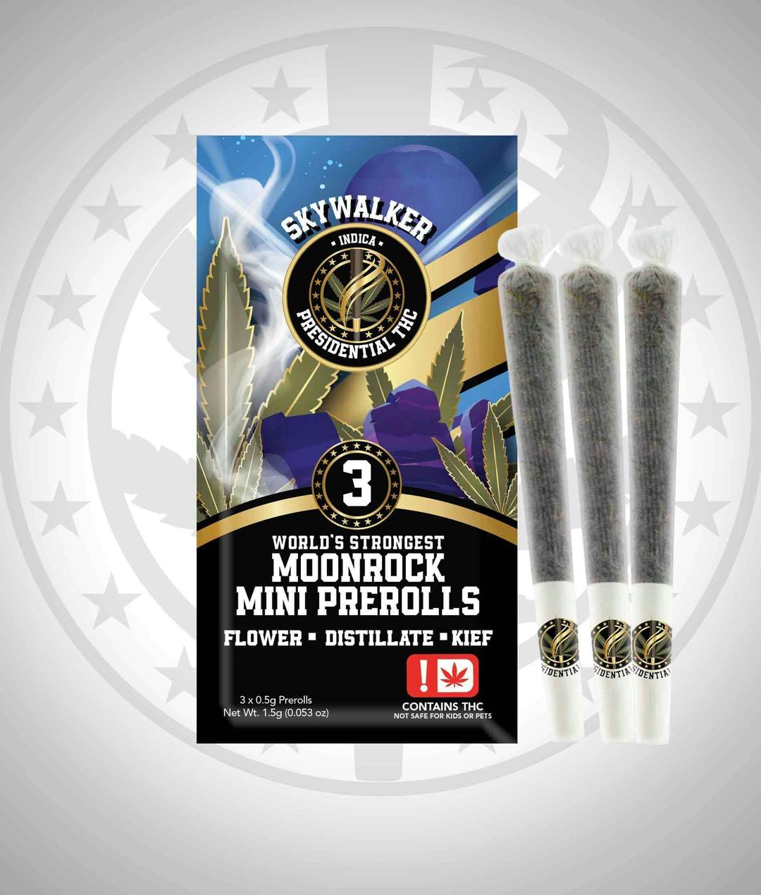 Presidential Pee-Wee Moon Rock Mini Prerolls - Skywalker (1.5g)