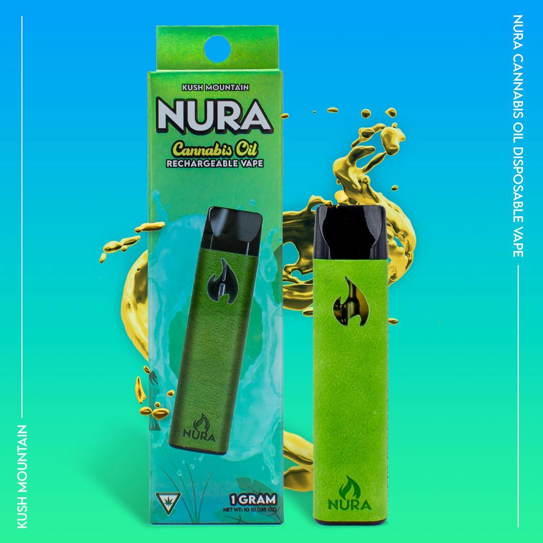 Nura Cannabis Oil 1g Disposable - Kush Mountain