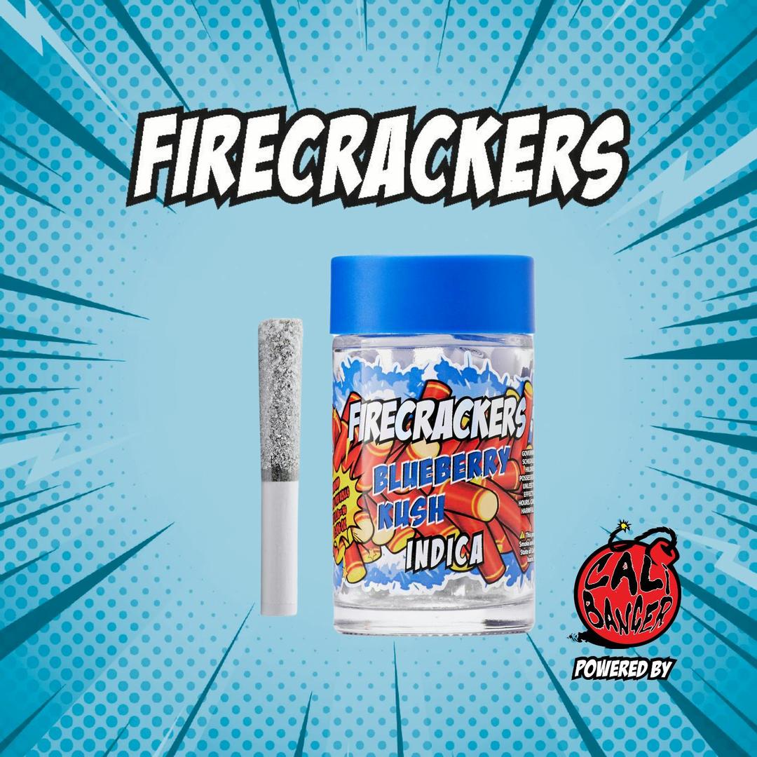 Firecracker by Cali Banger Infused Pre Roll BLUEBERRY KUSH 5 x 0.6 - 3.0 Gr