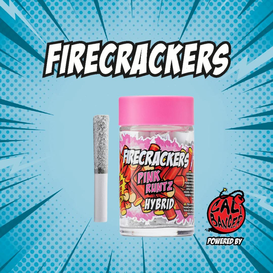 Firecracker by Cali Banger Infused Pre Roll PINK RUNTZ 5 x 0.6 - 3.0 Gr