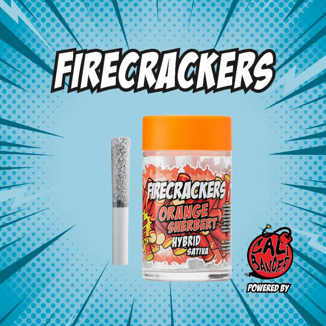 Firecracker by Cali Banger Pre Roll ORANGE SHERBERT 5 x 0.6 - 3.0 Gr