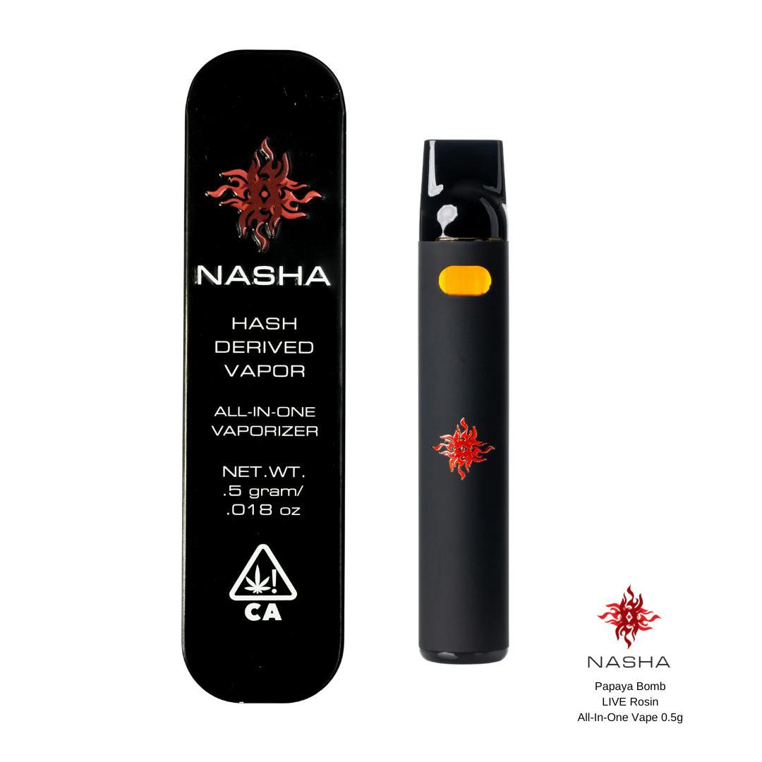 Papaya Bomb Live Rosin All-in-One Vape Cart 0.5g (Alpenglow)