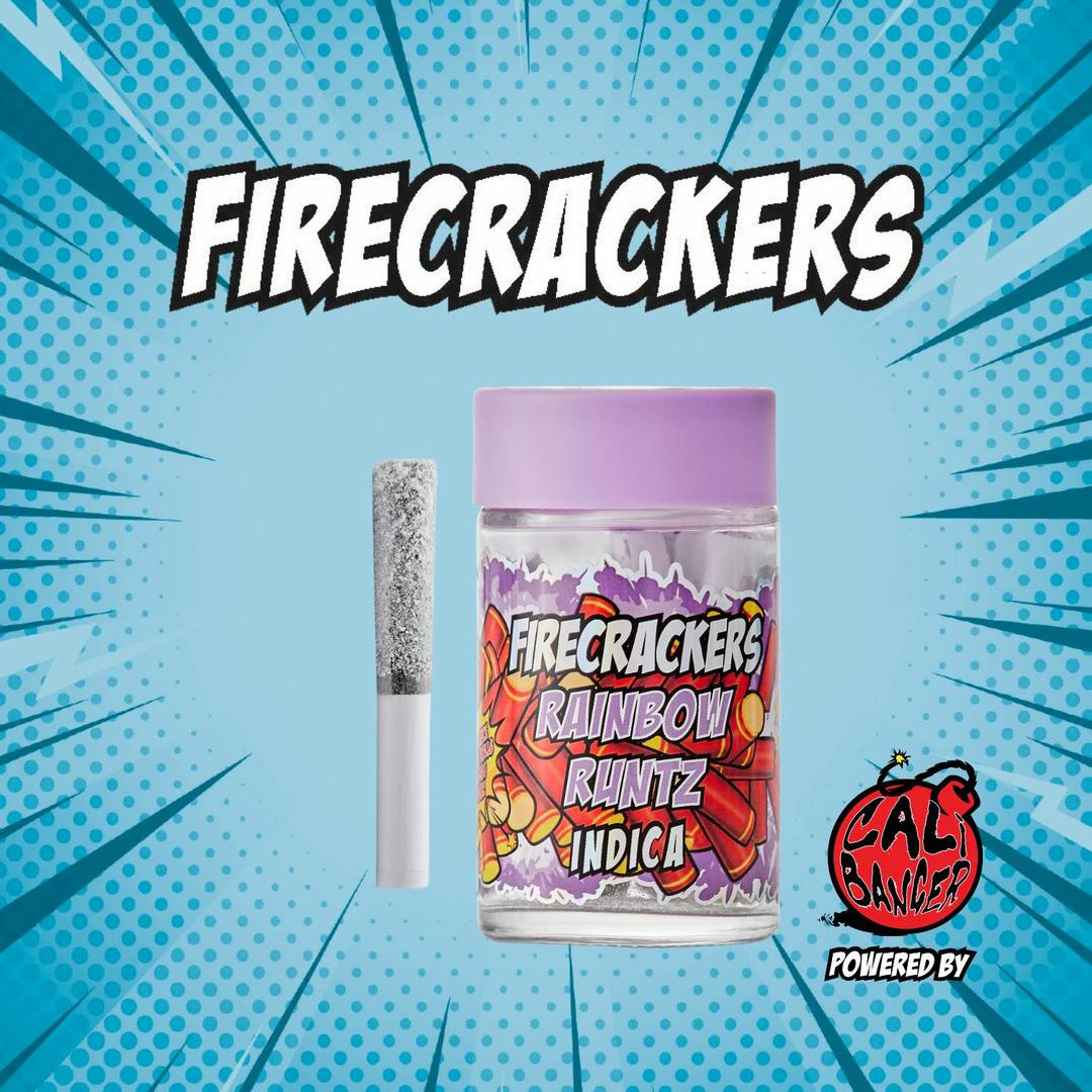 Firecracker by Cali Banger Infused Pre Roll RAINBOW RUNTZ 5 x 0.6 - 3.0 Gr
