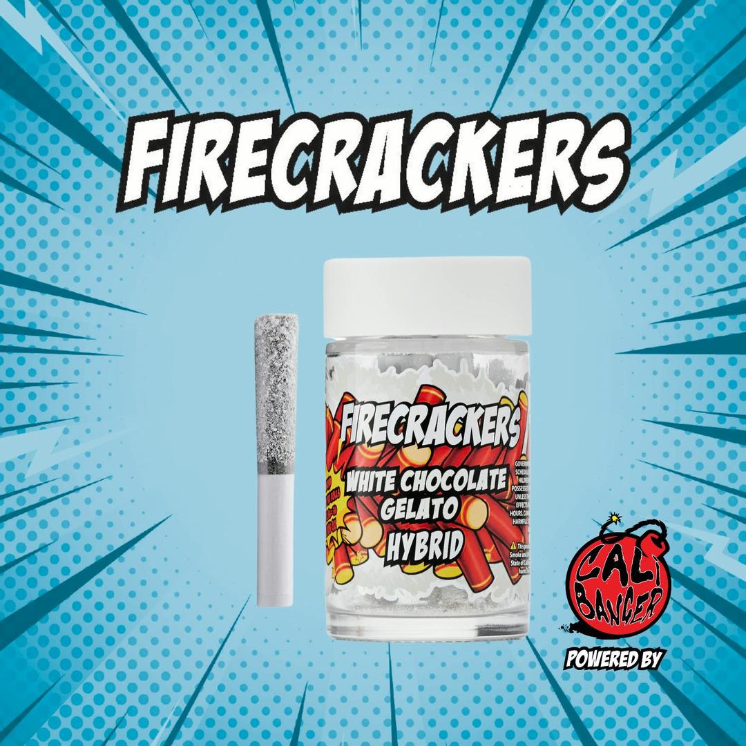 Firecracker by Cali Banger Pre Roll WHITE CHOCOLATE GELATO 5 x 0.6 - 3.0 Gr