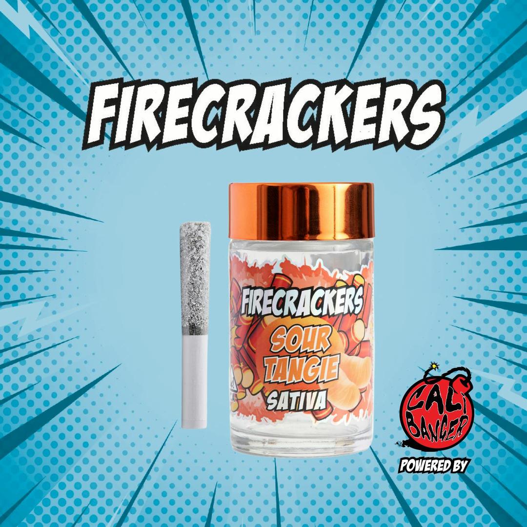 Firecracker by Cali Banger Infused Pre Roll SOUR TANGIE 5 x 0.6 - 3.0 Gr