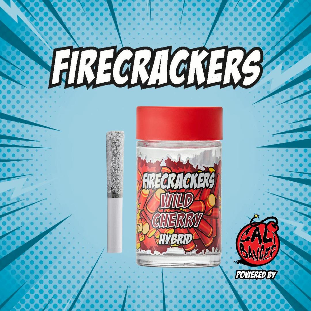 Firecracker by Cali Banger Infused Pre Roll WILD CHERRY 5 x 0.6 - 3.0 Gr