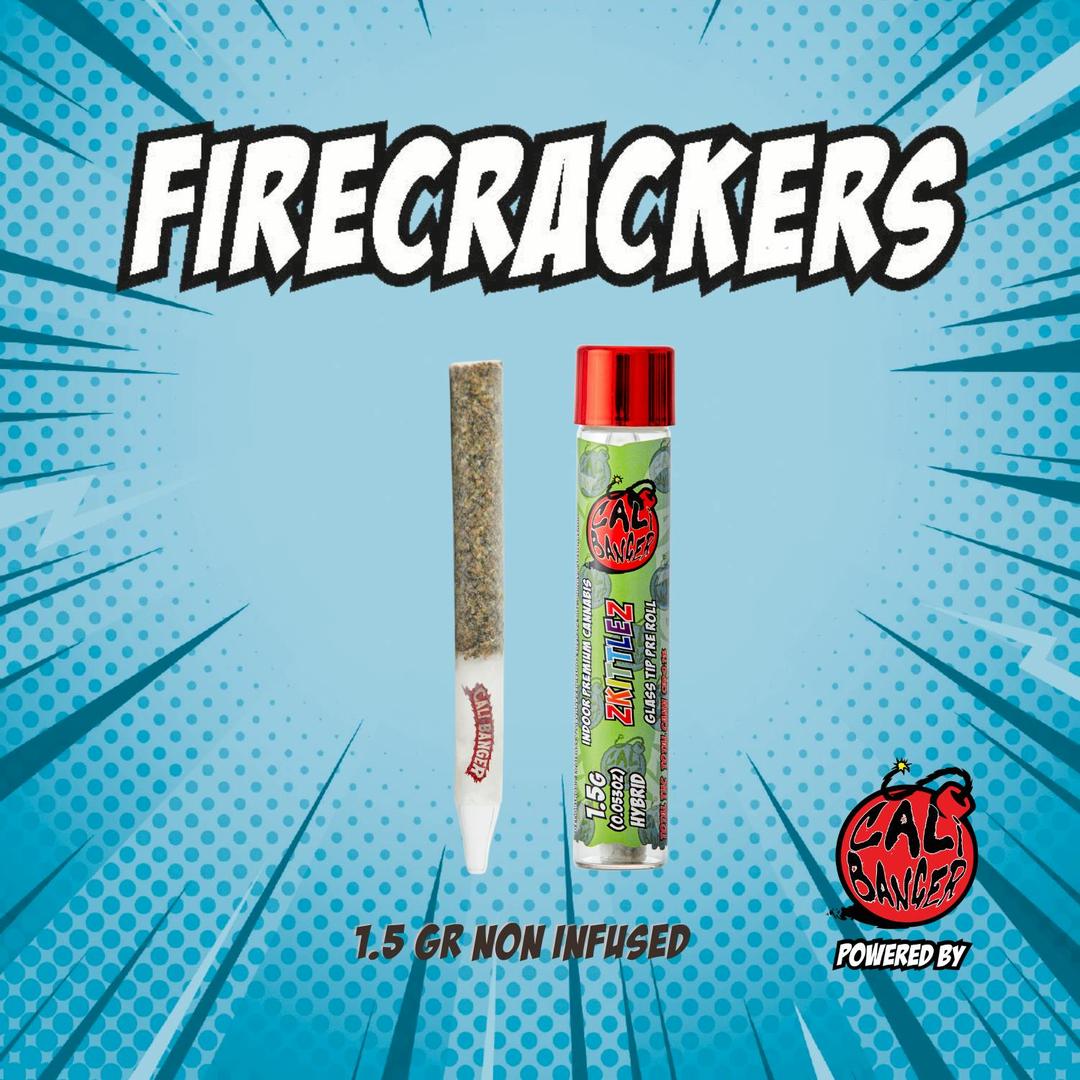 Firecracker by Cali Banger Non Infused Pre Roll ZKITTLEZ - 1.5 Gr