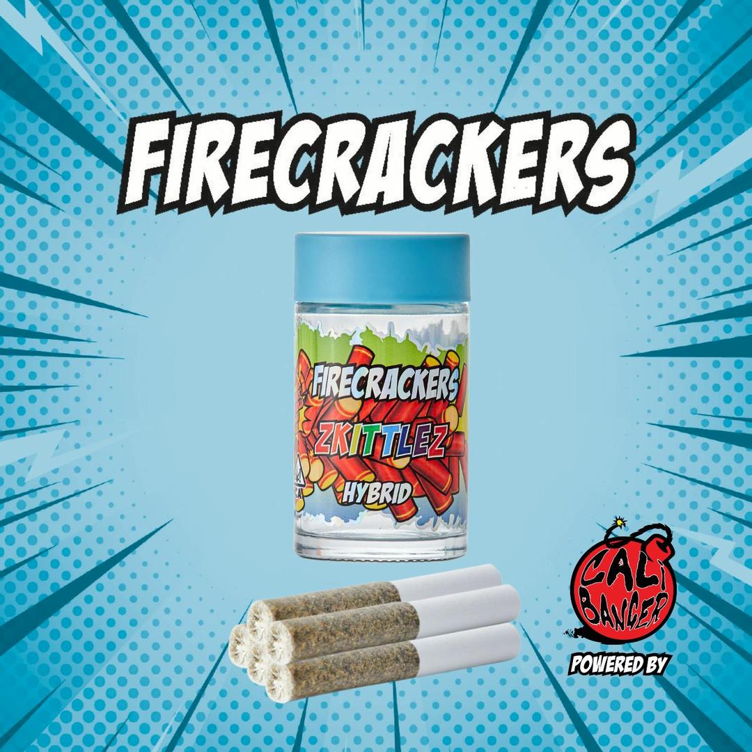 Firecracker by Cali Banger Non Infused Pre Roll ZKITTLEZ 5 x 0.6 - 3.0 Gr