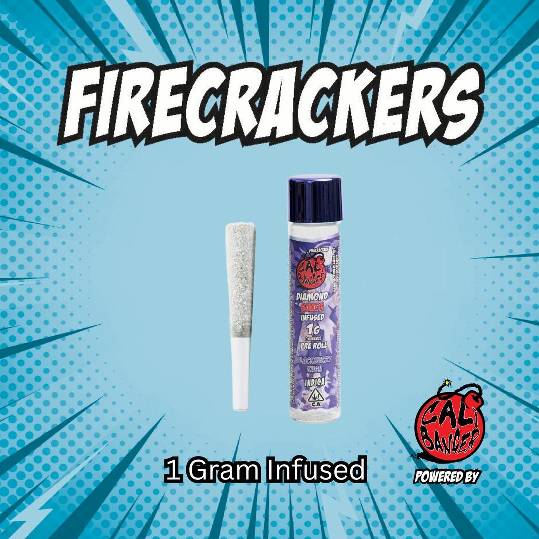 Firecracker by Cali Banger Infused Pre Roll BLACKBERRY KUSH - 1.0 Gr