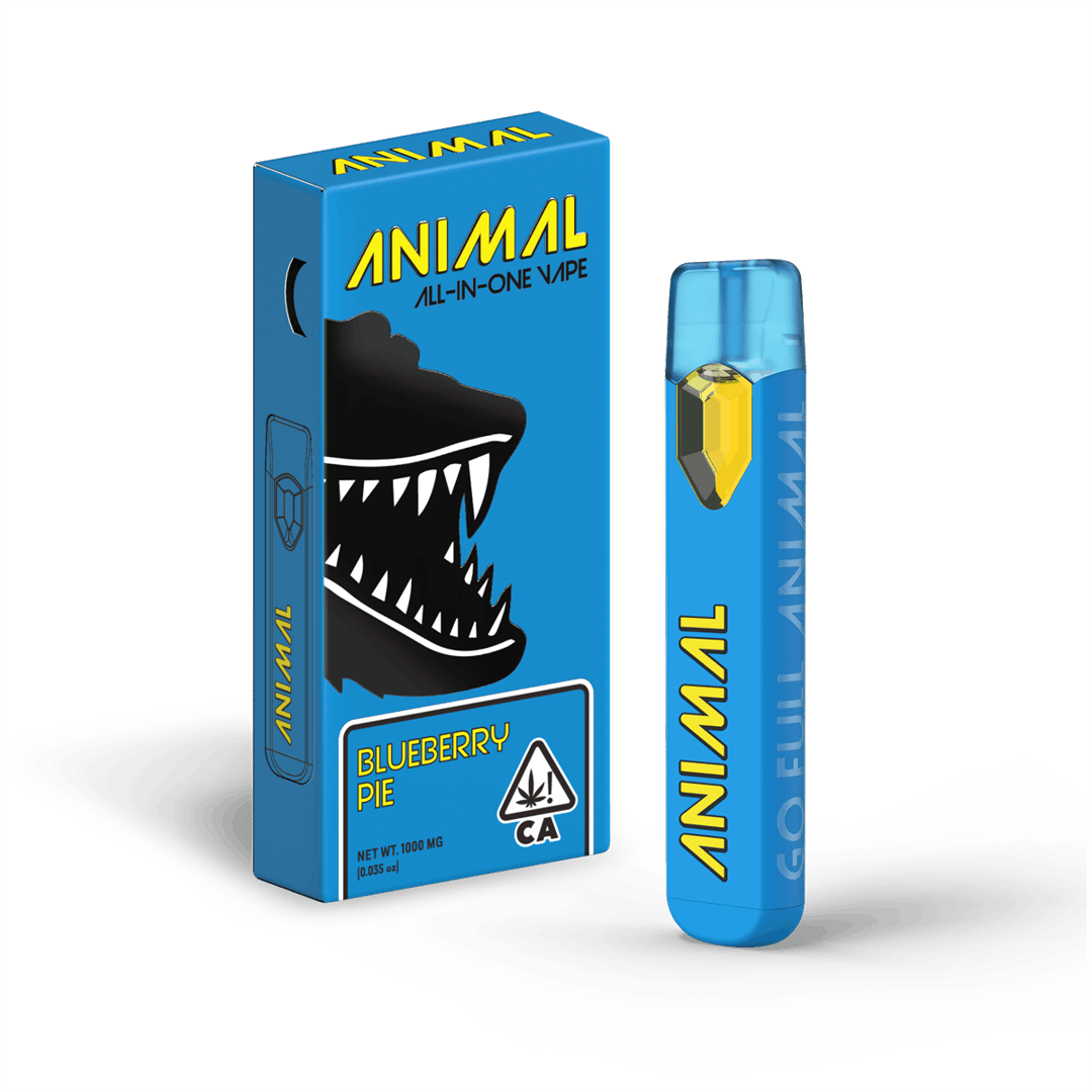 ANIMAL - 1G HIGHLY POTENT AIO VAPE PEN - BLUEBERRY PIE