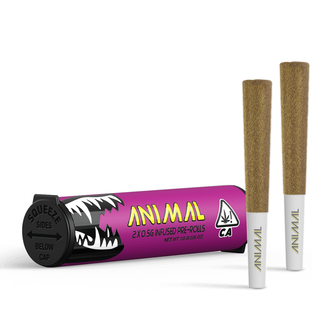 ANIMAL - 2x .5G SUPER INFUSED PRE ROLL PACK - NYC DIESEL