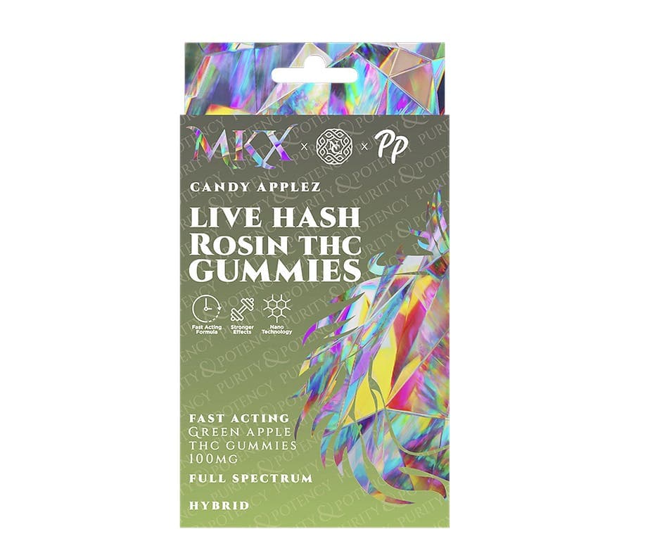 MKX x North Coast x Pressure Pack Candy Applez Live Hash Rosin Gummies
