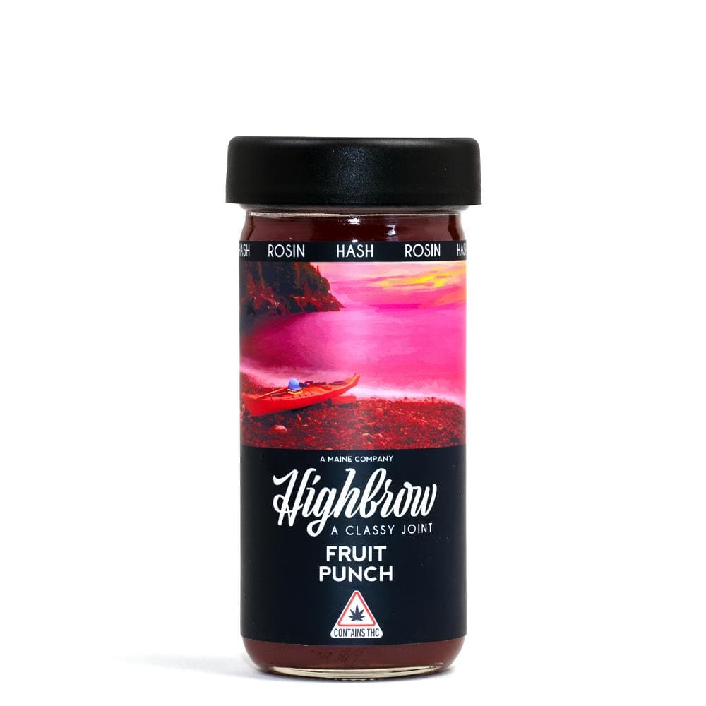 Highbrow Hash Rosin Fruit Punch Drink 100mg - Adult Use