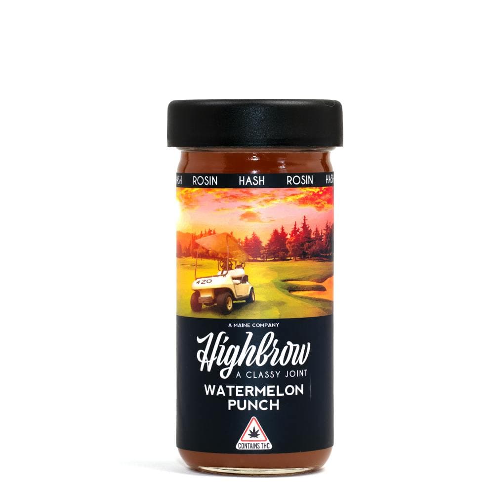 Highbrow Hash Rosin Watermelon Punch Drink 100mg - Adult Use