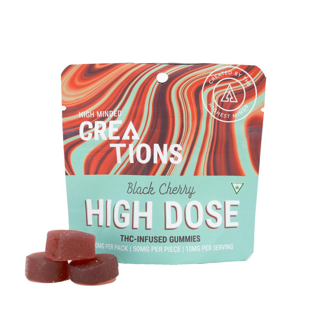 Black Cherry Gummies - High Dose 4 x 50mg