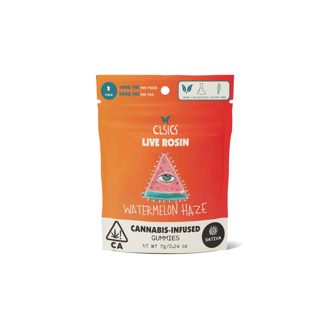 Watermelon Haze - 2Pk GUMMIES LIVE ROSIN INFUSED