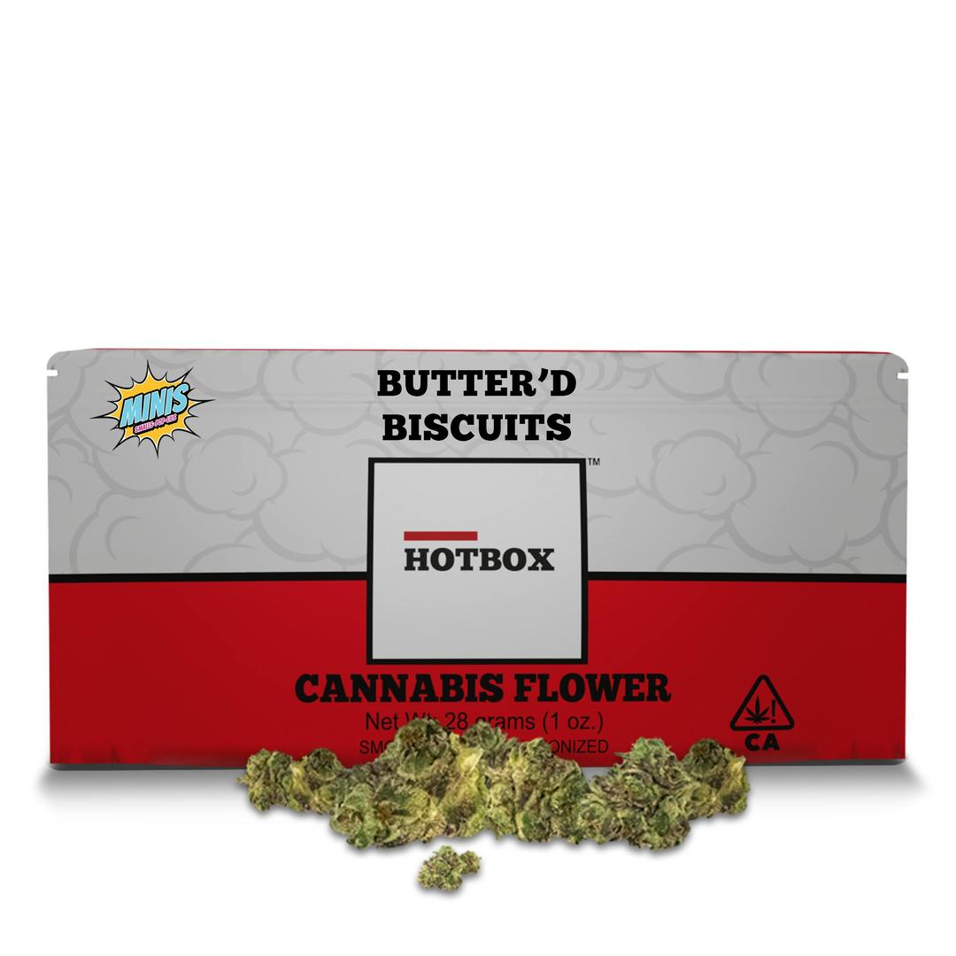 HOTBOX Butter'd Biscuits | One Ounce Minis (28g or 1 oz) Indoor Flower
