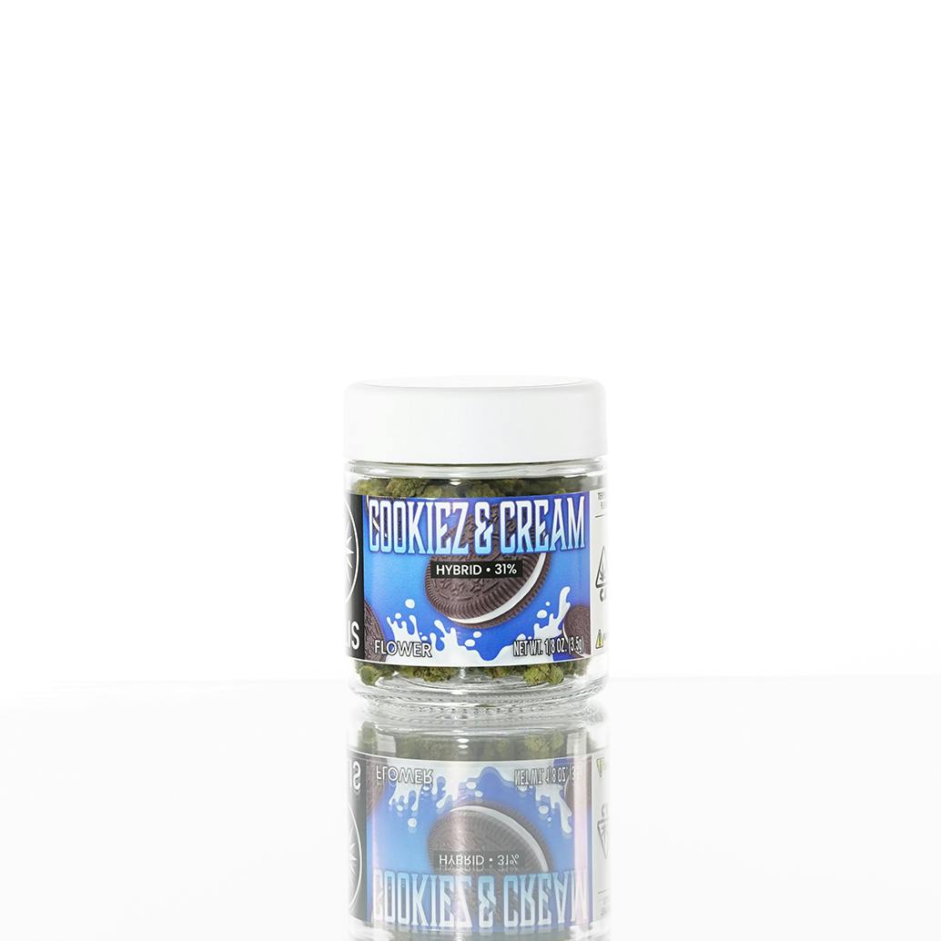 Cookiez & Cream | Jarred Flower (3.5g) | Hybrid