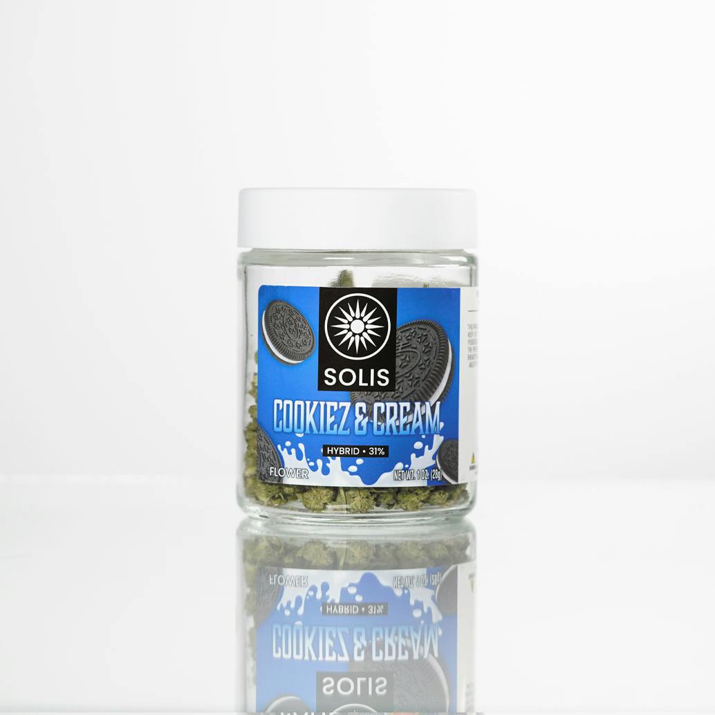 Cookiez & Cream | Jarred Flower (28g) | Hybrid
