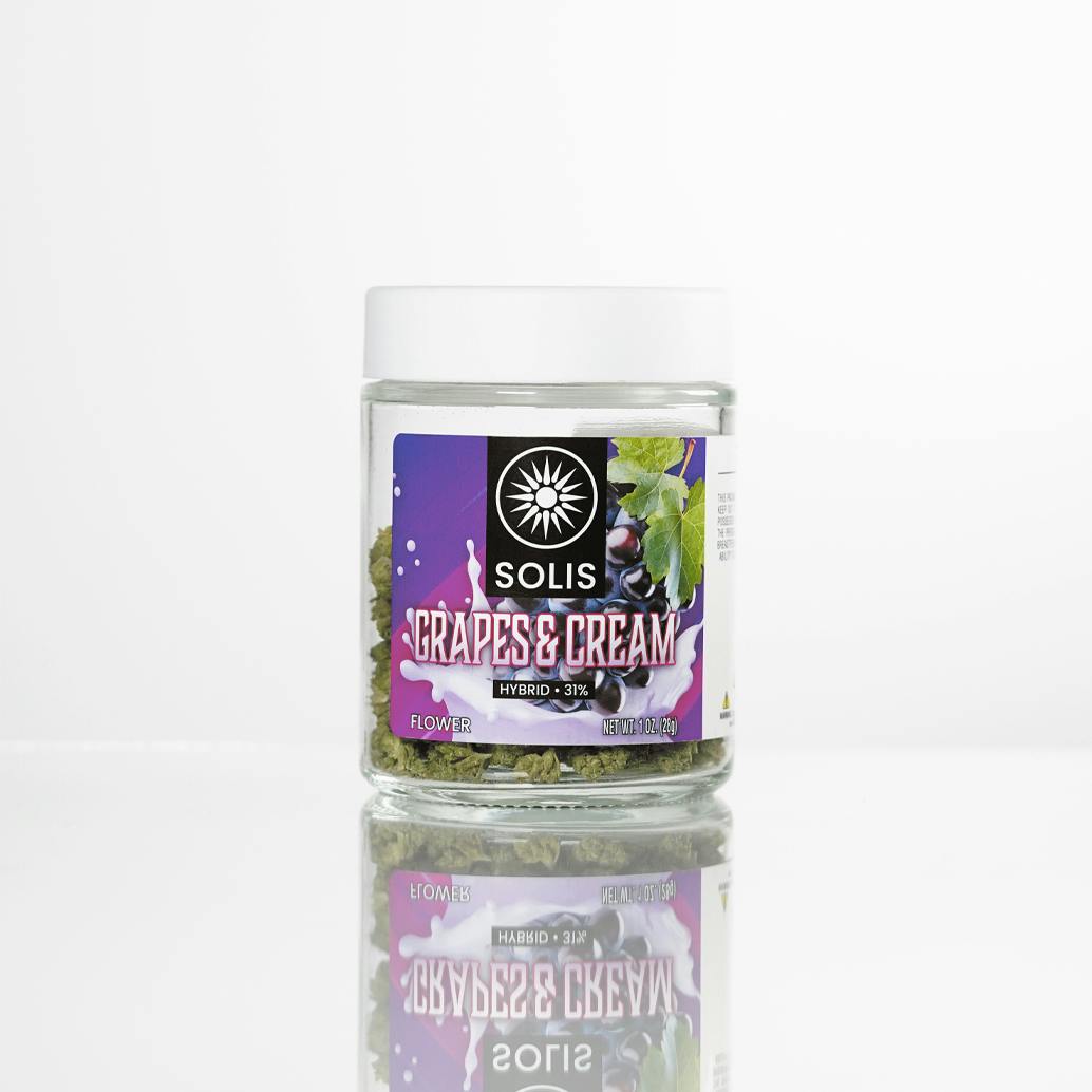 Grapes & Cream | Jarred Flower (28g) | Hybrid