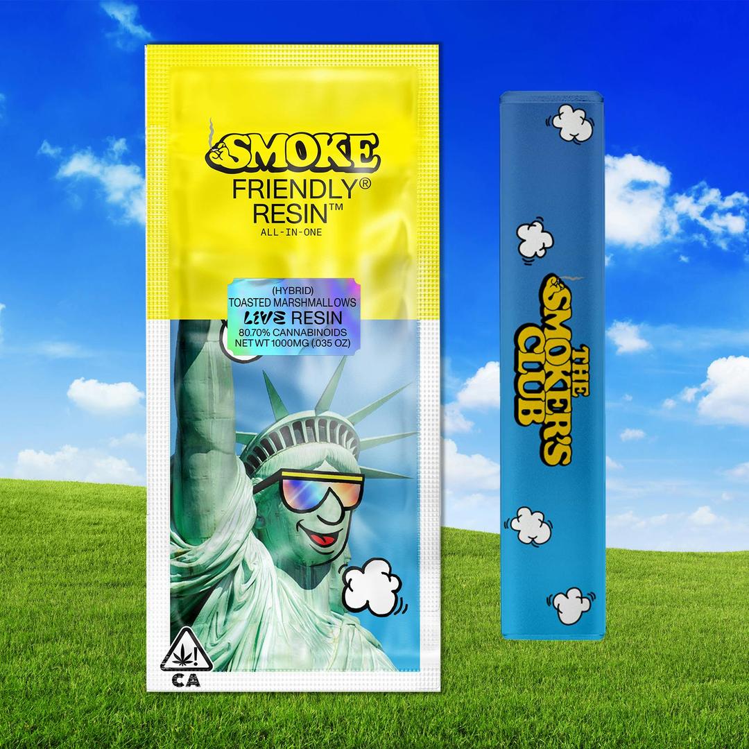 Friendly Brand x The Smoker's Club | Toasted Marshmallows | 1g Live Resin