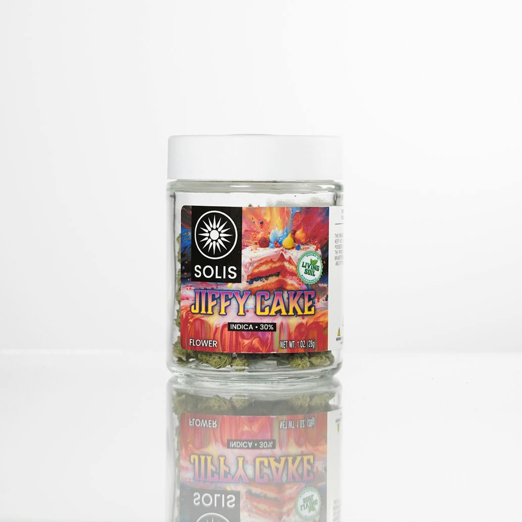 Jiffy Cake | Jarred Flower (28g) | Indica