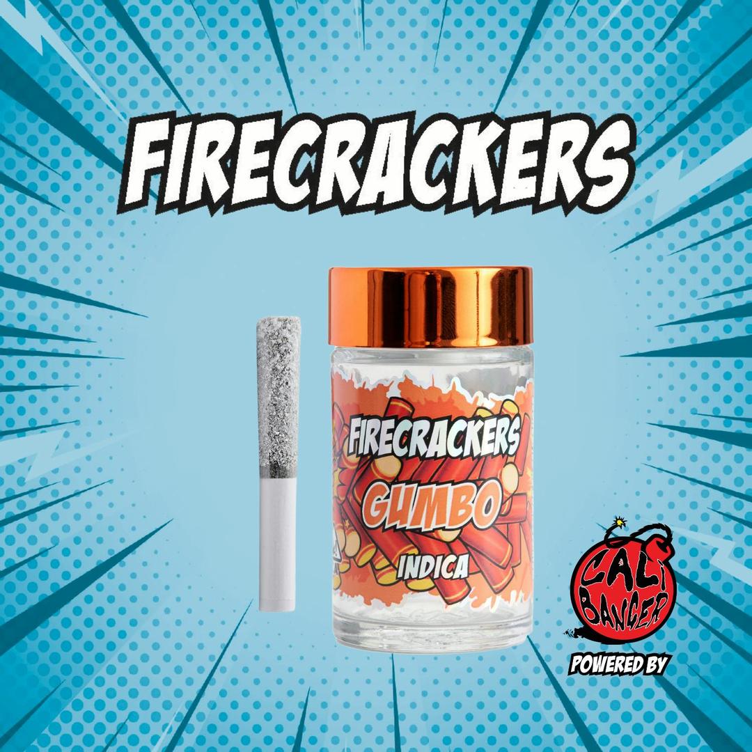 Firecracker by Cali Banger Infused Pre Roll GUMBO 5 x 0.6 - 3.0 Gr