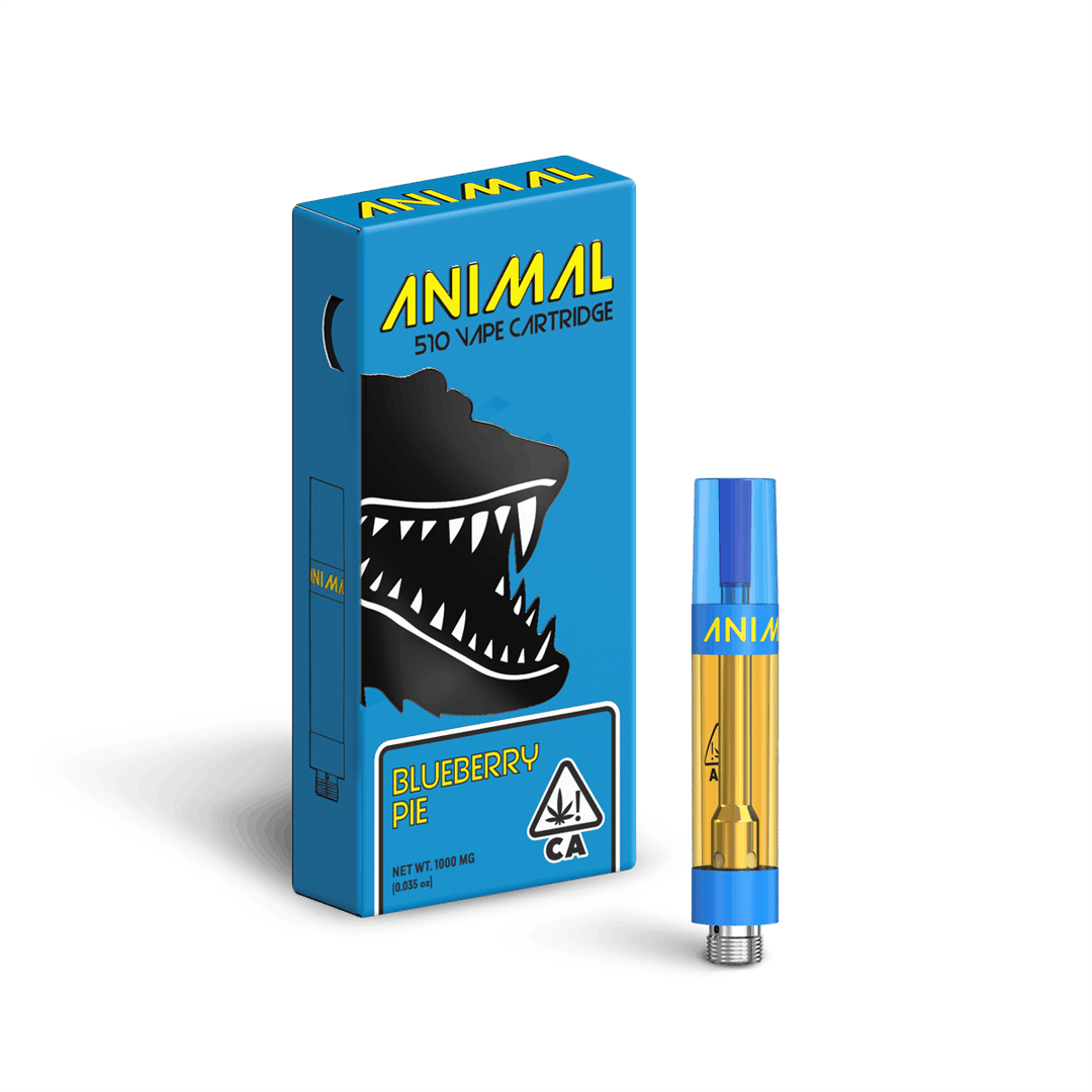 ANIMAL - 1G ANIMAL - 1G HIGHLY POTENT 510 VAPE CART - BLUEBERRY PIE