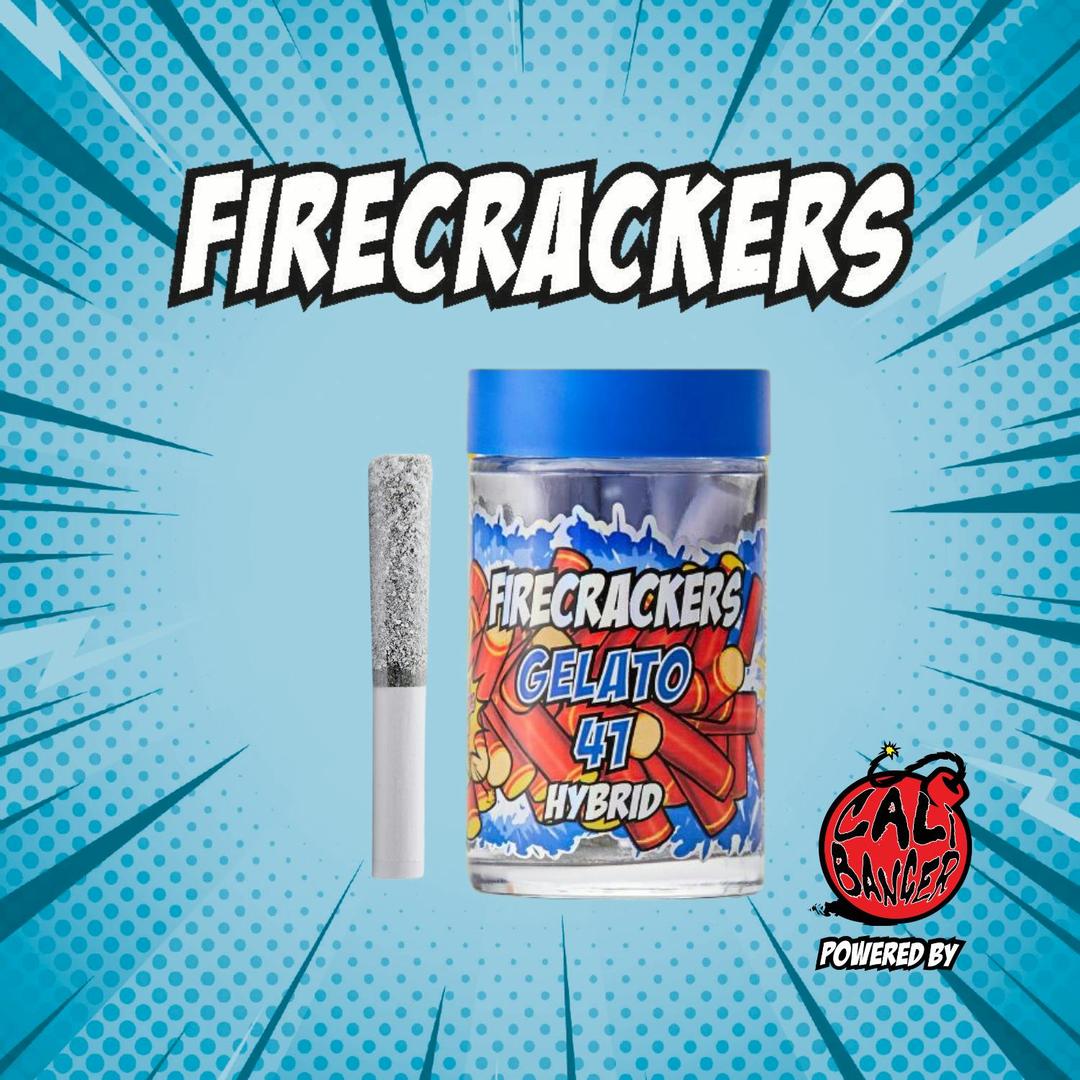 Firecracker by Cali Banger Infused Pre Roll GELATO 47 5 x 0.6 - 3.0 Gr