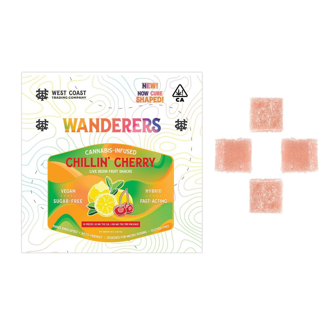 Wanderers Sugar-Free Vegan Gummies | Chillin’ Cherry | 10ct