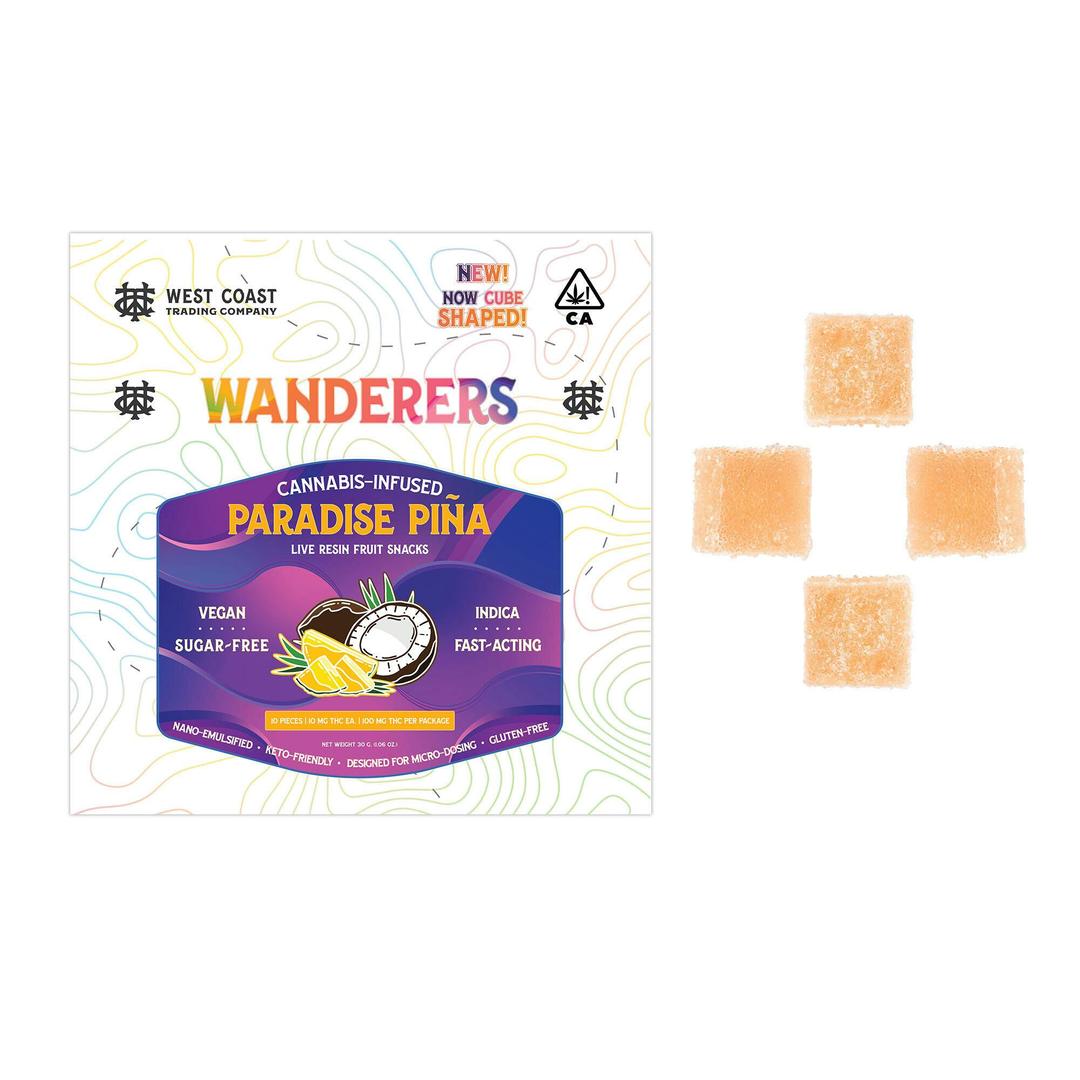 Wanderers Sugar-Free Vegan Gummies | Paradise Pina | 10ct