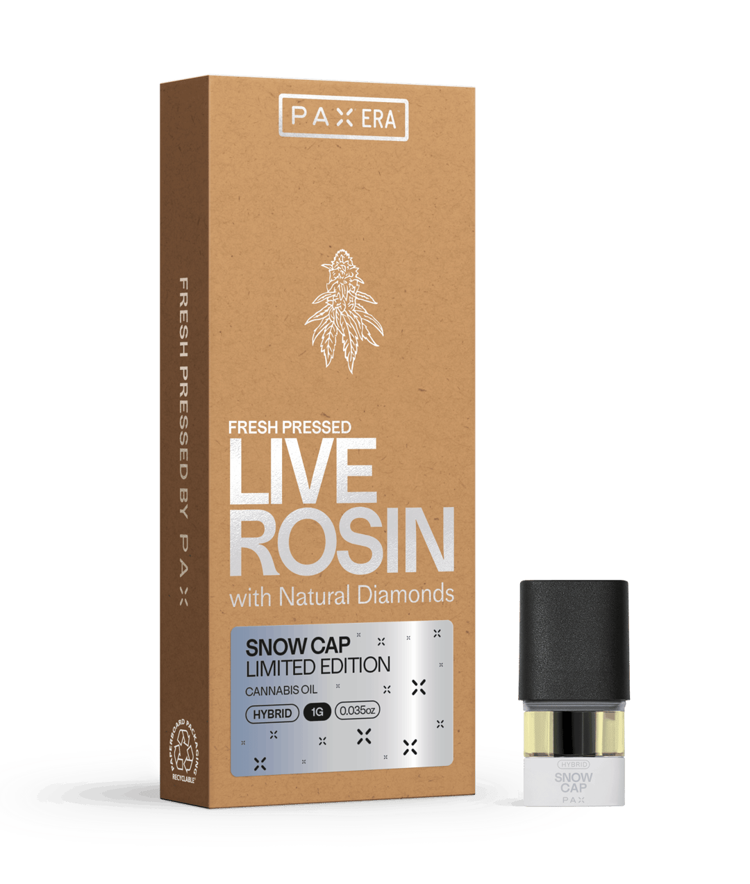 PAX Live Rosin - Limited Edition Snow Cap - 1g Pod