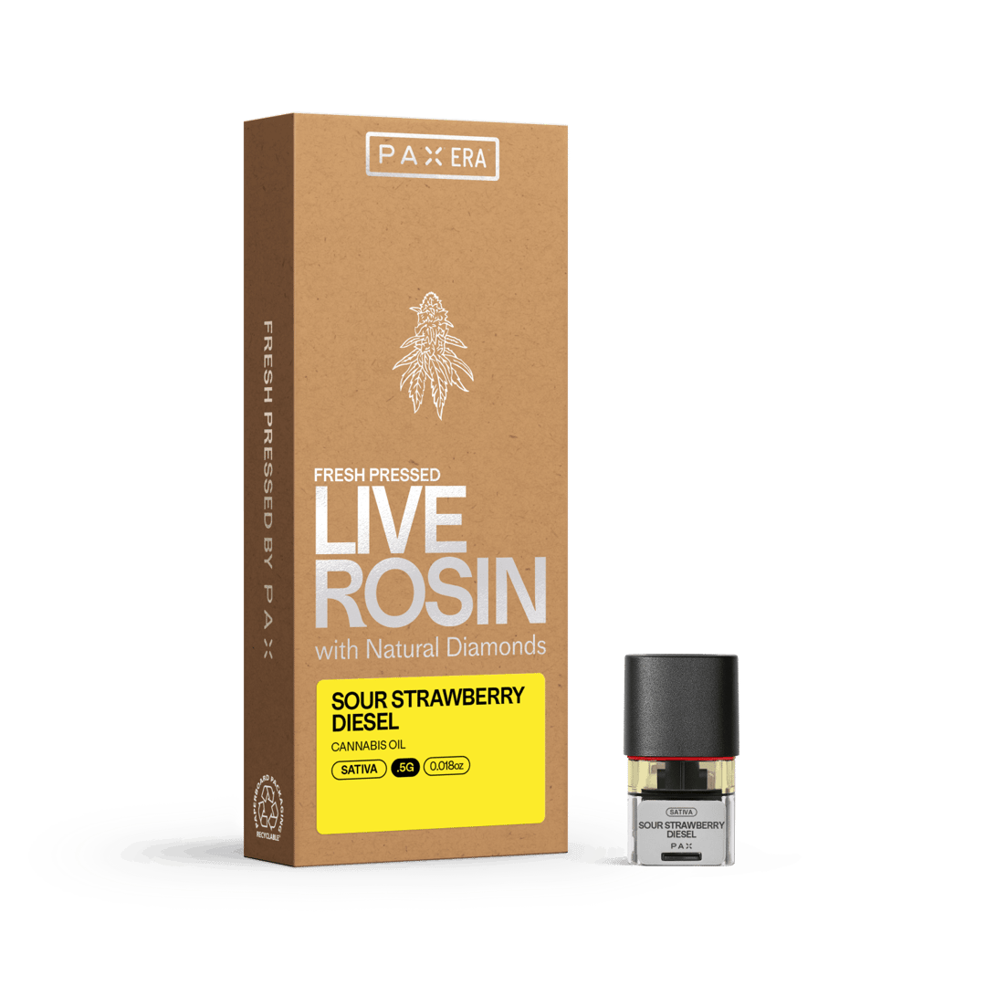 PAX Live Rosin - Sour Strawberry Diesel - 0.5g Pod