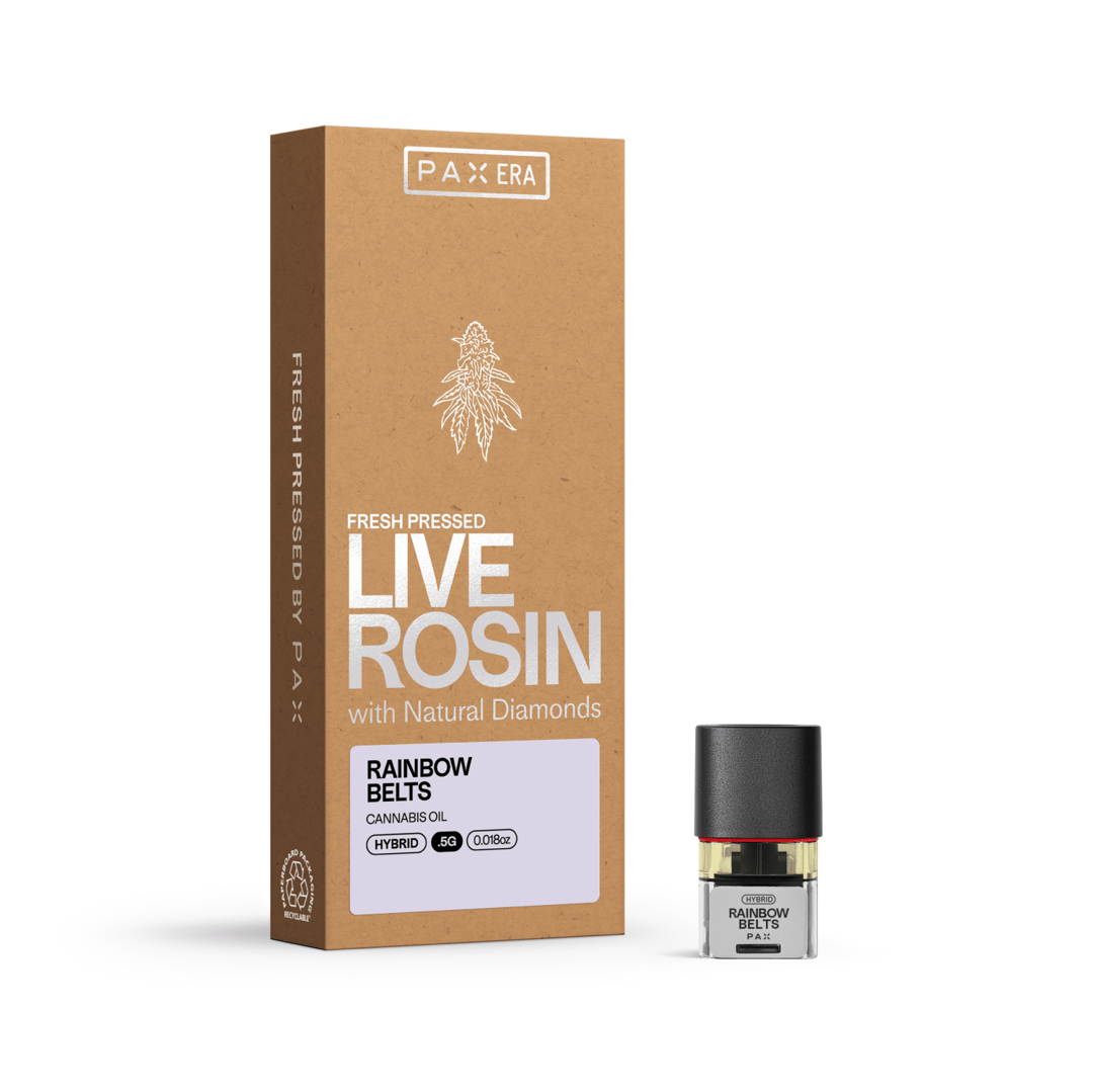 PAX Live Rosin - Rainbow Belts - 0.5g Pod