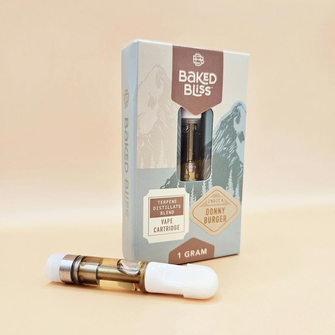 Baked Bliss 1g Donny Burger Distillate Cartridge