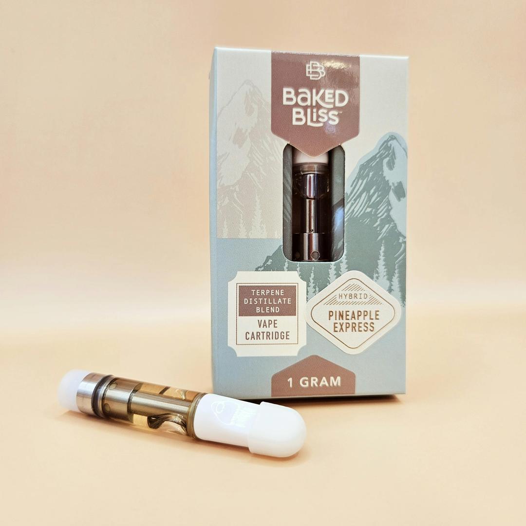 Baked Bliss 1g Pineapple Express Distillate Cartridge