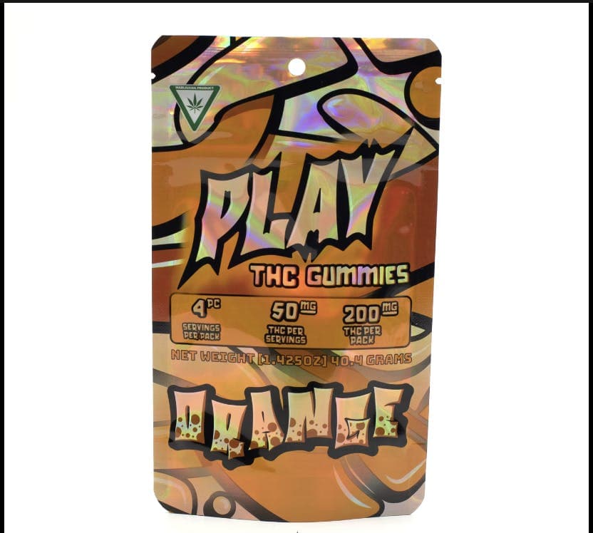 Play | Orange | 200mg | Gummies