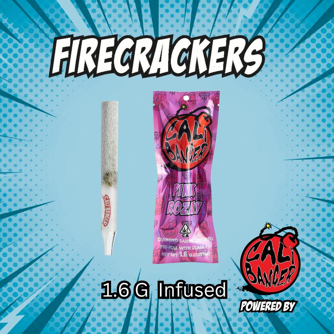 Firecracker by Cali Banger Infused Pre Roll PINK ROZAY - 1.6 Gr