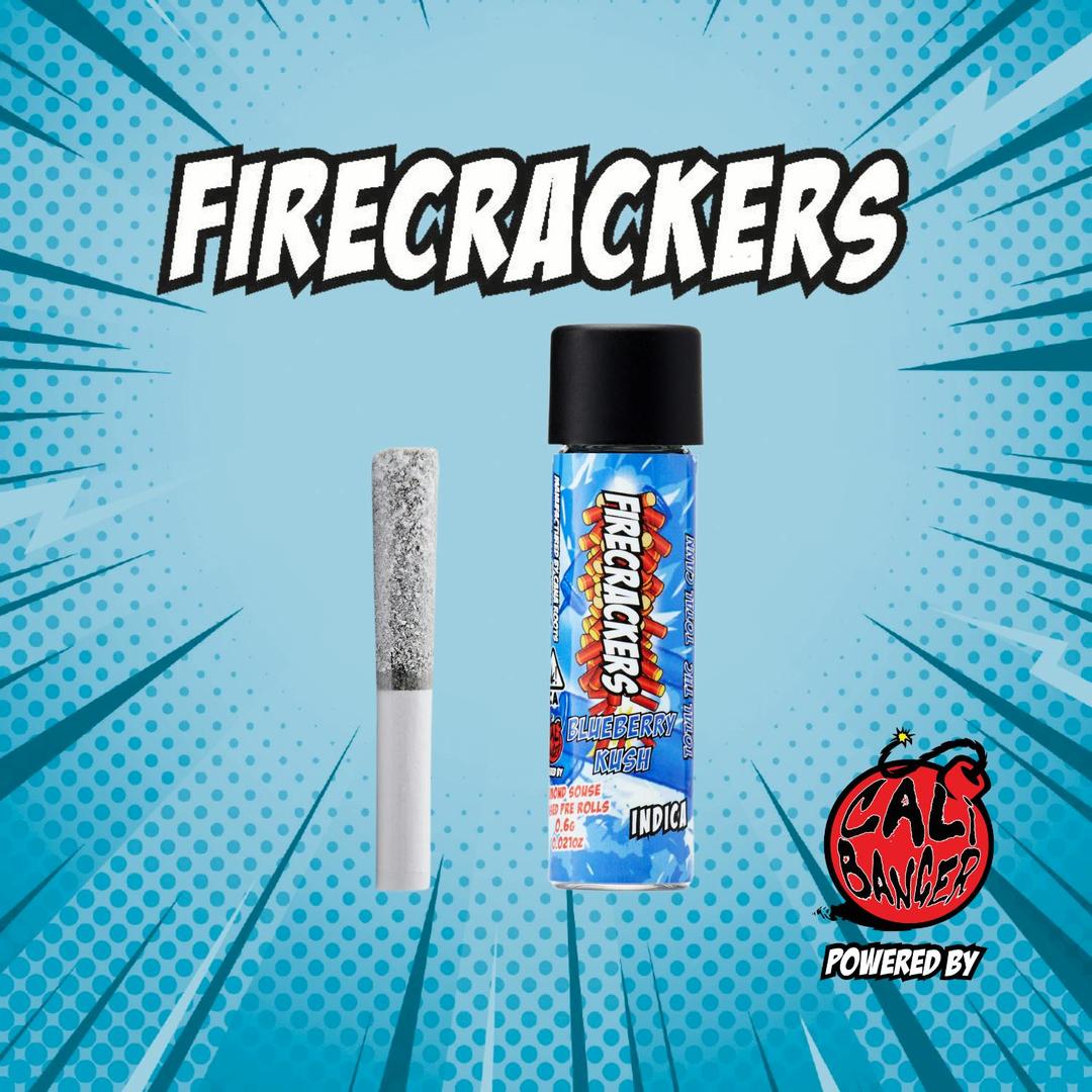 Firecracker by Cali Banger Infused Pre Roll BLUEBERRY KUSH - 0.6 Gr