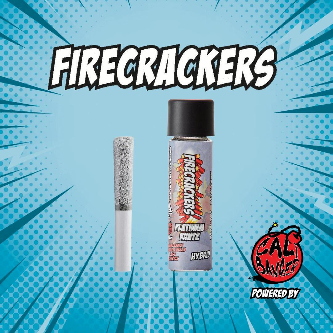 Firecracker by Cali Banger Infused Pre Roll PLATINUM RUNTZ - 0.6 Gr