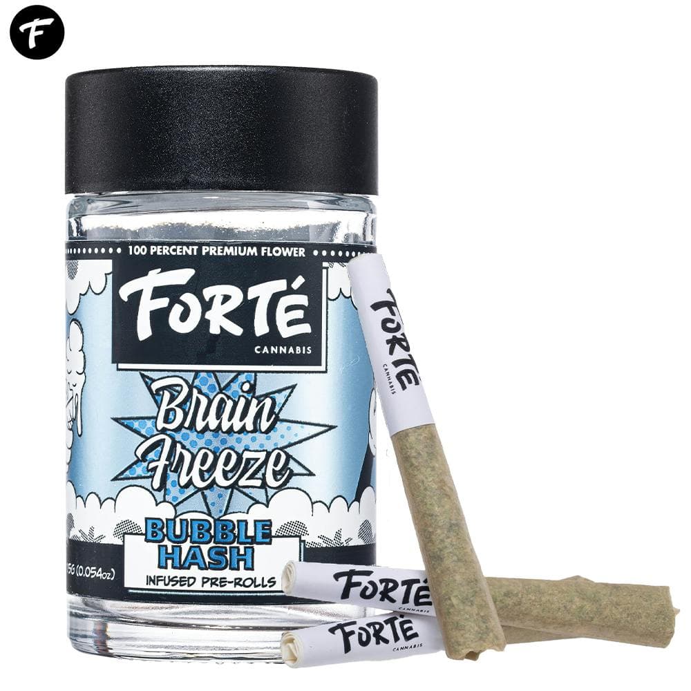 Brain Freeze Bubble Hash Infused Pre-Rolls (3 Pack)